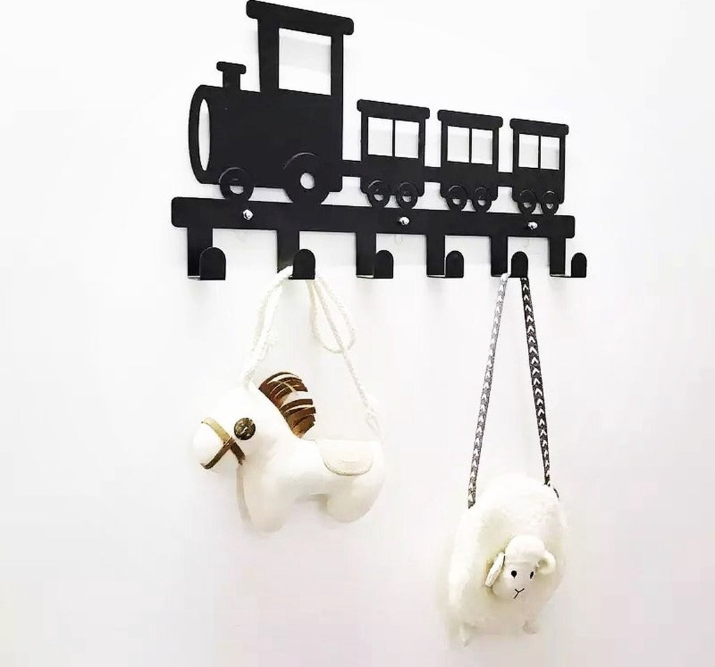 Kidswall - kinderkapstok - trein - Kidswall